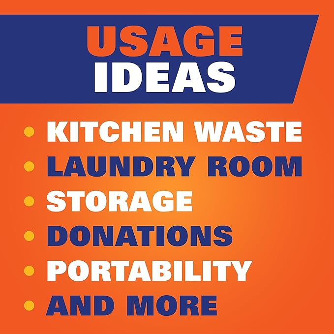 Hefty Ultra Strong 13 Gallon Trash Bags, Tall Kitchen Trash Bags 13 Gallon Size - Image 7