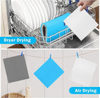HOMEXCEL Swedish Dishcloths for Kitchen, 50 Pack Reusable Sponge Dish Cloth for - Image 7
