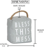 Pavilion Gift Company 72194 Bless This Mess Door Stopper, 5 x 6 - Image 5