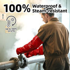 Schwer 23.5" PVC Chemical Resistant Gloves, Heavy Duty Waterproof Work Gloves - Image 3