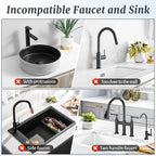 PoYang 14.6 inch Faucet Mat for Kitchen Sink Splash Guard, 7° Slope Silicone - Image 4