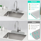14.6'' Faucet Mat for Kitchen Sink Kitchen Sink Splash Guard Silicone Kitchen - Image 6