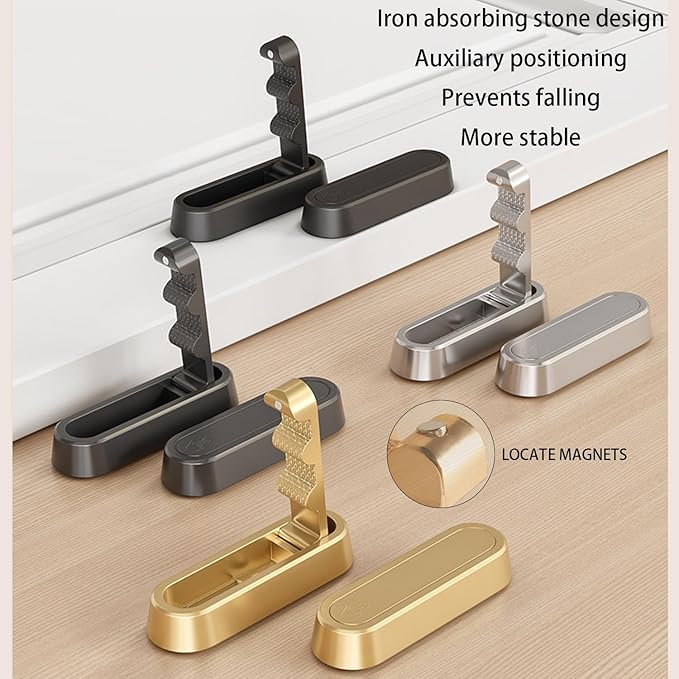 6PCS Folding Coat Hooks, Heavy Duty Wall Hooks Made of Zinc Alloy, Foldable - Image 5
