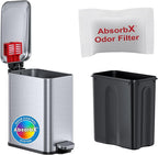 iTouchless 1.32 Gallon SoftStep 2.0 Bathroom Trash Can by iTouchless