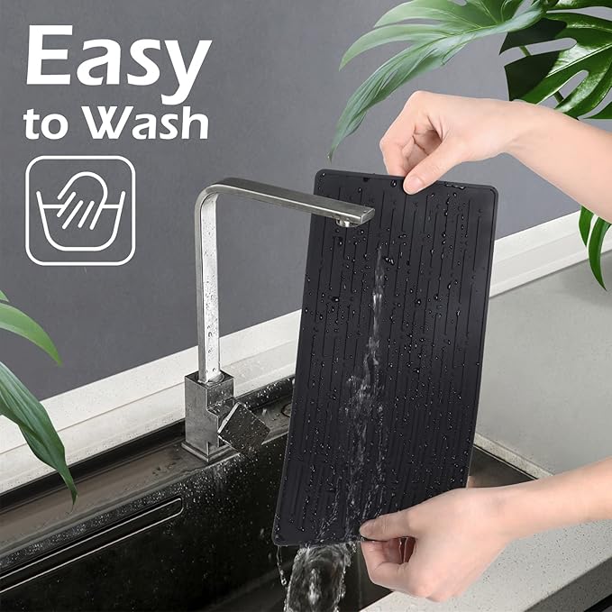 Dish Drying Mats, Heat-resistant Silicone Mat - Image 4
