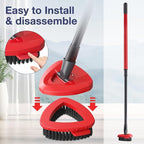 2 Pack 2-Tank Spin Mop Scrub Brush Head Replacement - Image 4