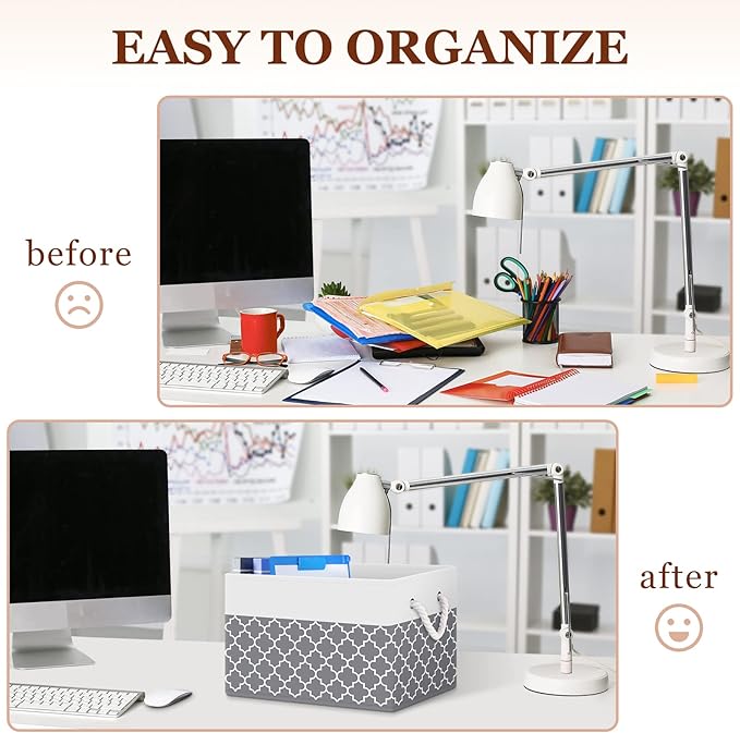 Fab totes Storage Bins, Foldable Storage Baskets - Image 3