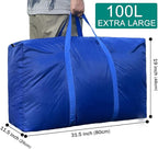 100L Extra Large Storage Bags, Big Moving Bags - Image 2