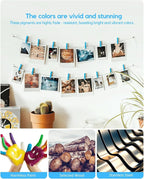 Blue Clothes Pins for Baby Shower, Mini Wooden Clothespins 1.4 Inch 50 PCS - Image 5