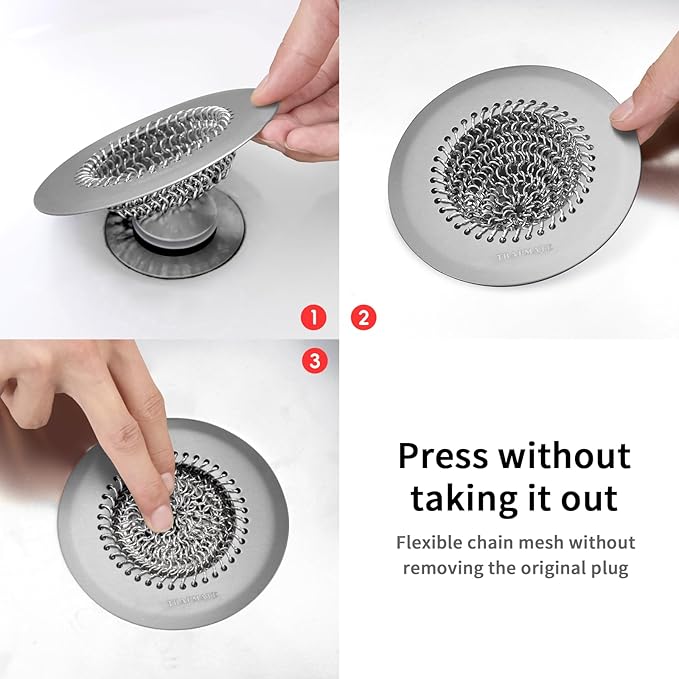 Shower Drain Hair Catcher, Fast Drainage Bathtub Drain Hair Catcher, Easy Clean - Image 6