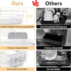 TOOLF Large Dish Drying Rack for Kitchen Counter, Kitchen Dish Racks - Image 6