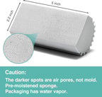 Damp Dusting Sponge Duster, 2 Pack Grey Dust Cleaning Sponge, Reusable - Image 6