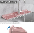 WAFT YEARN 24X5 Inch Silicone Durable Faucet Mat Kitchen Sink Splash Guard - Image 6