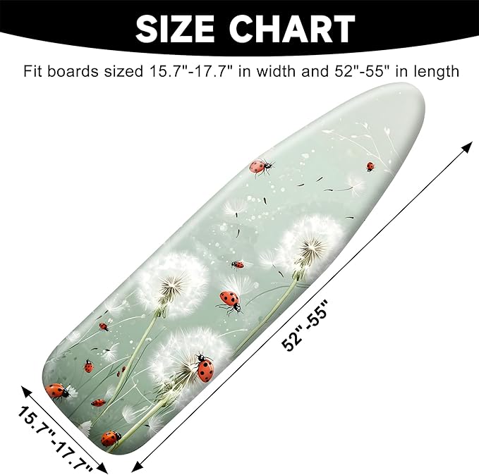 Quick Install Ironing Board Cover 17" x 55" Ironing Board Cover - Image 2