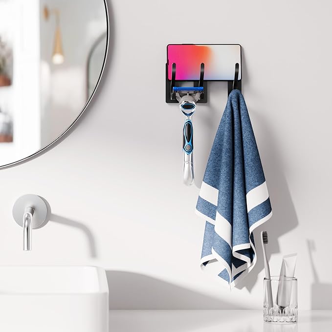 10-Pack Self Adhesive Towel Hooks: Extra Strong 13LB, Stainless Hook - Image 6