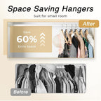 HOUSE DAY Space Saving Hangers 100 Pack, Clothes Hanger Connector Hooks - Image 2