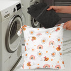 2pcs Travel Waterproof Laundry Bag, Cloth Diaper Wet Dry Bags - Image 6
