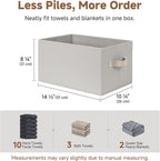 StorageWorks Storage Baskets for Shelves, Fabric Storage Bins, Closet - Image 3