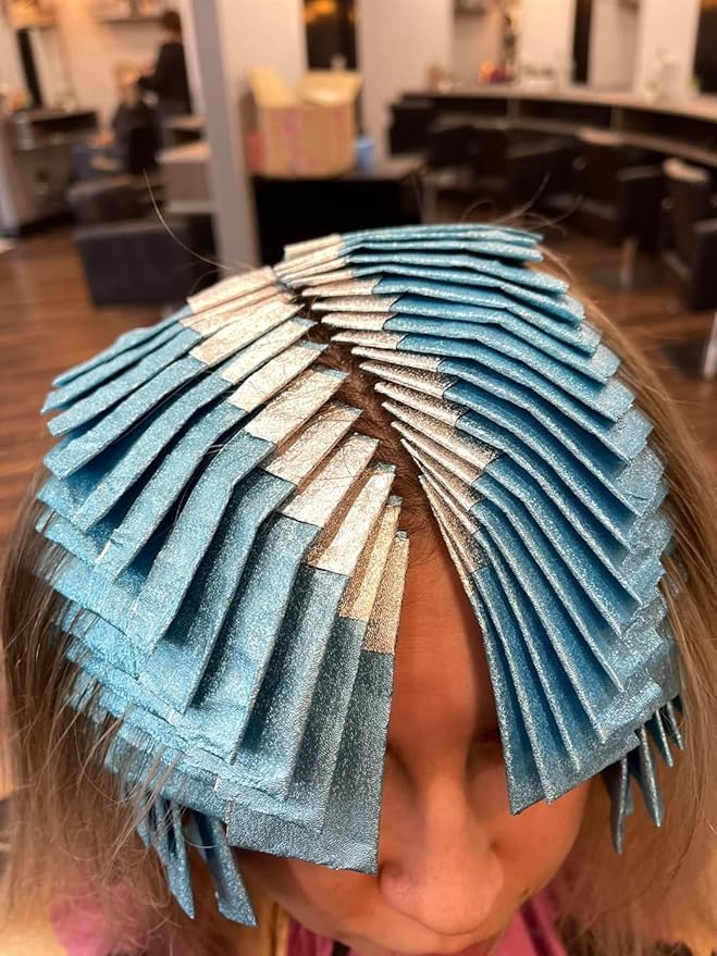 Framar Blue Pop Up Hair Foil, Aluminum Foil Sheets, Hair Foils - Image 5