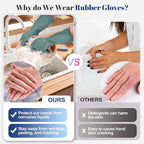 Rubber Kitchen Dishwashing Gloves - Image 5