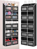Over the Door Organizer Hanging- 10 Compartments, 80 lbs Load Behind Door by Wakaye