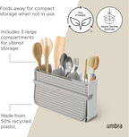 Umbra Sling Compact Dish Rack for Drying Dishes, Cutlery and More, Folds Away - Image 4