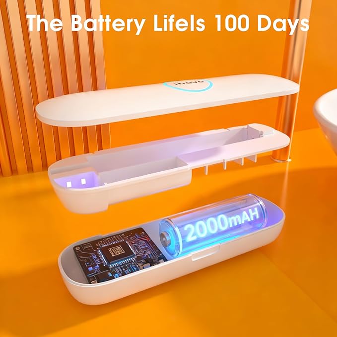 iHave Toothbrush Sanitizer for Electric Toothbrushes, Portable UV Toothbrush - Image 5