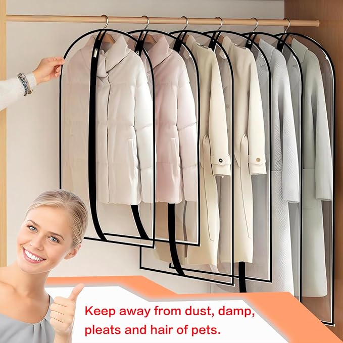 Clear Garment Bags Clothes Covers - Image 4