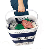SAMMART 38L Collapsible Plastic Laundry Basket - Image 5