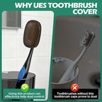 6 Packs Silicone Toothbrush Covers, Tooth Brush Cover Cap - Image 3