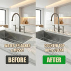 Customizable Kitchen Sink Faucet Mat: 24" Lx4 W Checkered Bathroom Counter - Image 6