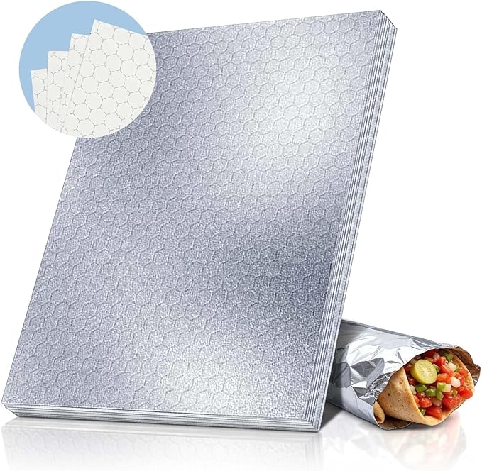 ANGEL’S PEEL LOUNGE Heavy Duty Aluminum Foil Sheets — Precut Tinfoil Wraps - Image 9