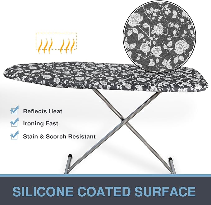 Ironing Board Cover and Pad, Standard Size 15x54, Thick Padding, Elastic Edge - Image 3