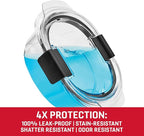 Rubbermaid Brilliance® Round and Rectangular Leak Proof Food Storage Containers - Image 2