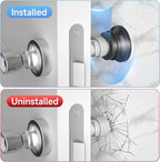 15PC Door Stoppers for Wall, 1.65 x 0.9 Inch Door Knob Wall Protector - Image 8