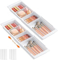 Lifewit Sliding Makeup Drawer Organizer, Fits 13-20" Deep Drawers, Extendable by Lifewit