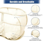 Collapsible Laundry Baskets, Upgrade Pop Up Laundry Hamper - Image 5
