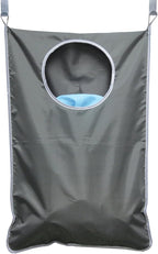 Oxford Fabric Space Saving Door-Hanging Laundry Hamper Bag + 2 Stainless Steel by Dearjana