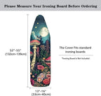 Moon Mushroom Ironing Board Cover Heat Reflective Anti-dust, Soft Fabric Cover - Image 5
