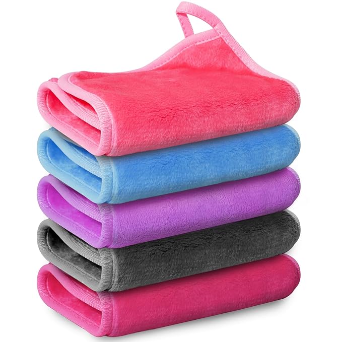 Nugilla Makeup Remover Cloth, 13x7 Inch Reusable Makeup Remover Towels by Nugilla