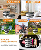 35lbs Dog Food Storage Container, Collapsible Dog Food Container, Airtight Pet - Image 7