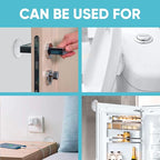 Strongest Home Wall & Door Handle Stopper 3.15" Set of 4 Pieces Clear Rubber - Image 6