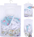 Breathable Mesh Laundry Hamper, Bringing Hooks Foldable Hanging Shower Caddy by GUMQDD