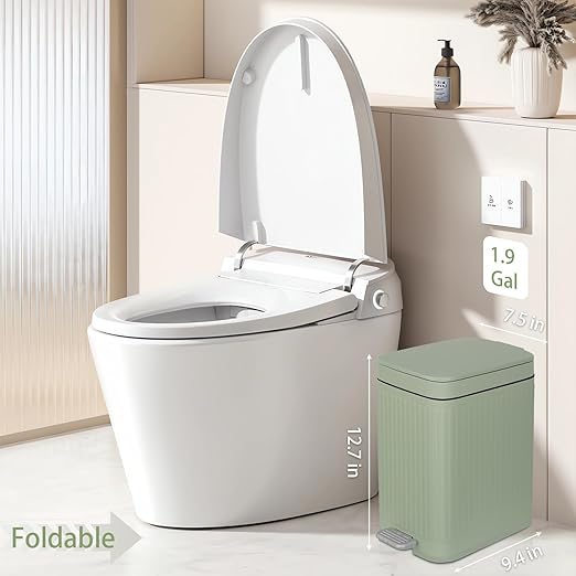rejomiik Small Bathroom Trash Can - Image 2