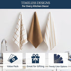 LANE LINEN Cotton Kitchen Towels and Dish Cloths Set, Quick-Drying Dish Towel - Image 4