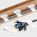 Cable Management Under Desk, 【Up to 15 Cord】【Enhanced Wire Holder】 Reusable by Liveabetterlife