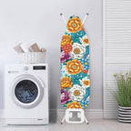 Boho Mandala Steam Ironing Board Cover 3 Fasteners Elastic Edge, Washable - Image 4