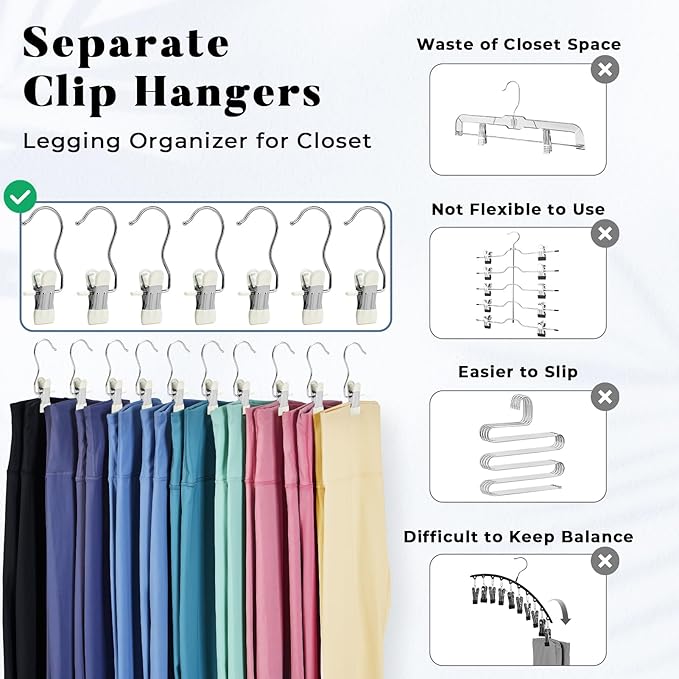 HOUSE DAY Legging and Yoga Pants Hangers - Image 2