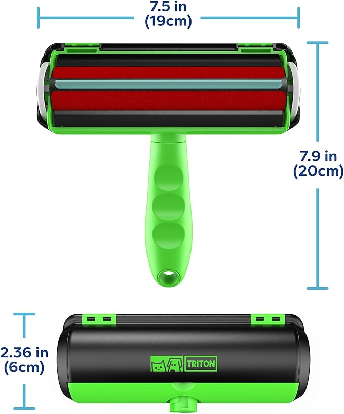 Triton Pet Hair Removal Tool w/Fur Trapping Compartment, 60% Smaller Storage - Image 9