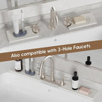 Faucet Mat for Kitchen Sink, Diatomite Quick Drying Tray, 23.6Inch Kitchen Sink - Image 5